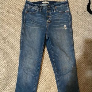 Madewell high waisted jeans